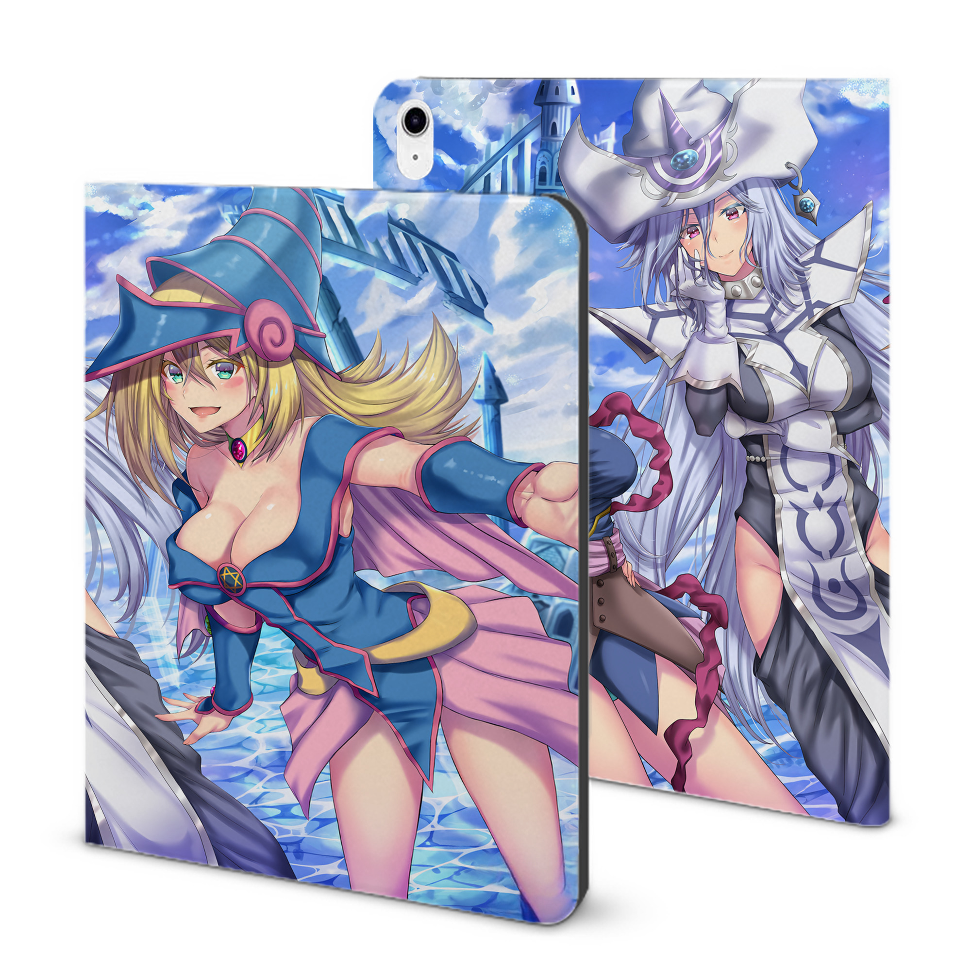 （画像用） 遊☆戯☆王 Yu-Gi-Oh! IPad ケース ブック型 PUレザー TPU 耐衝撃 軽量 薄型 ペン収納なし 全面保護 IPad 各モデル対応